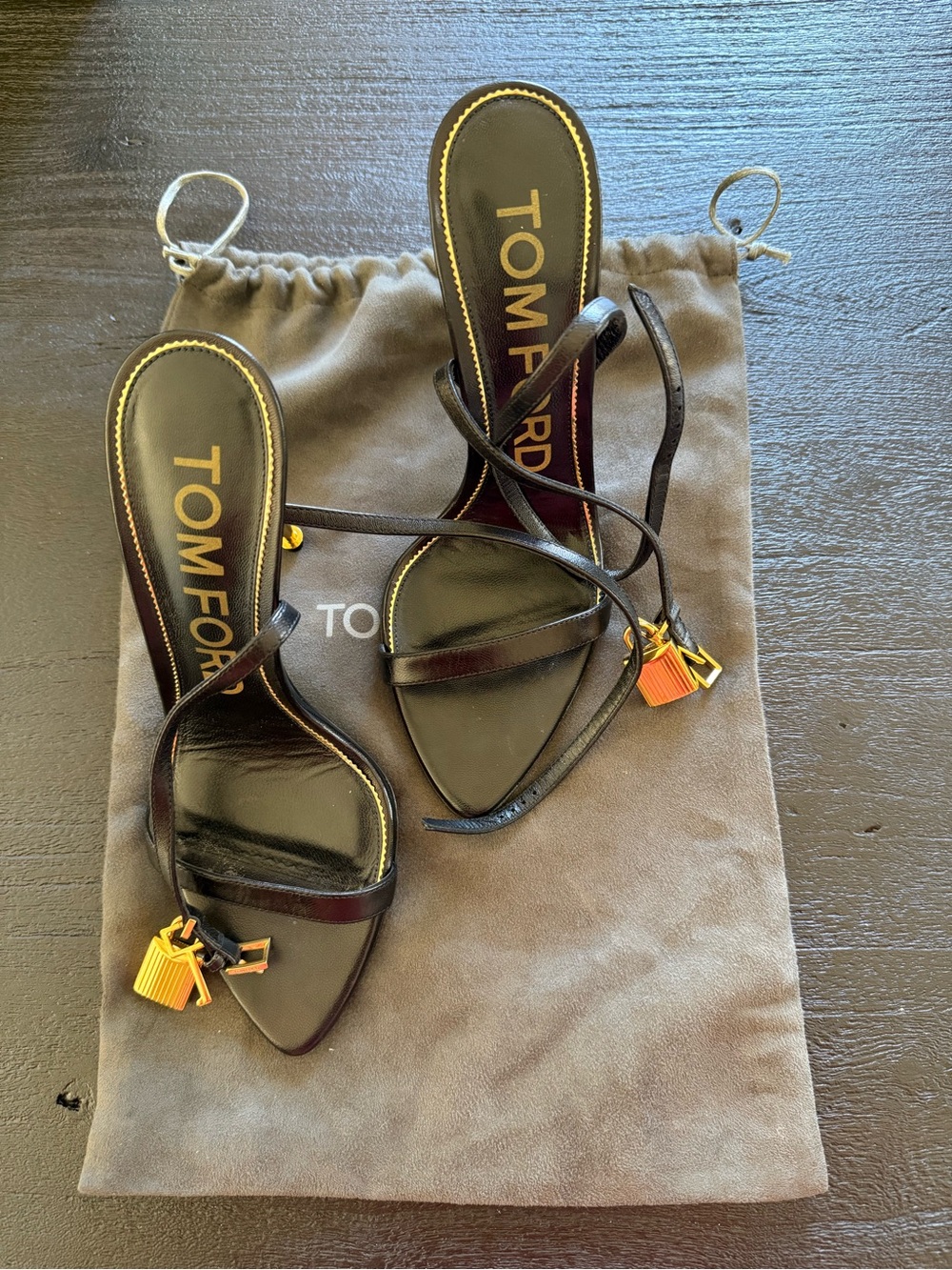 Tom Ford Padlock Sandals 39